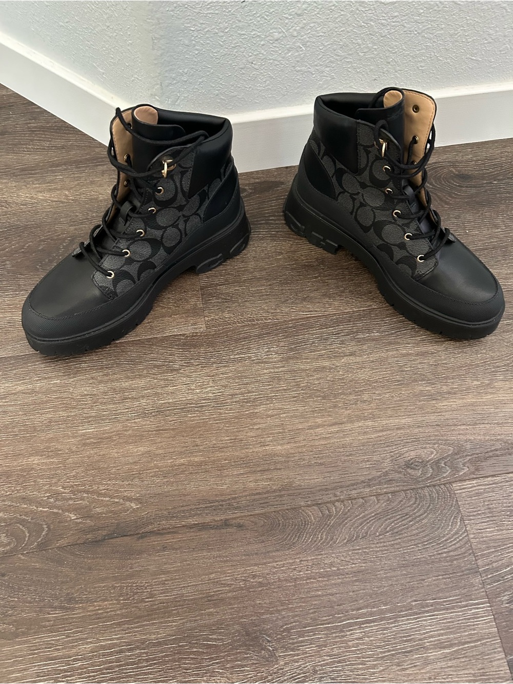 Coach Royce Bootie in Signature Canvas and Leather - Picture 2 of 7